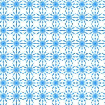 Seamless pattern of snowflakes on a white background Stock-Illustration