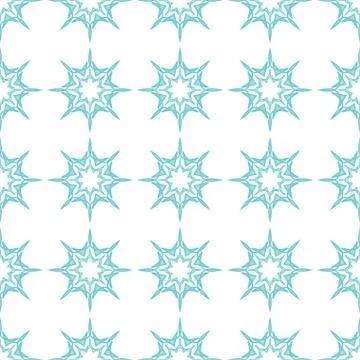 Seamless pattern with snowflakes on white Stock Illustration