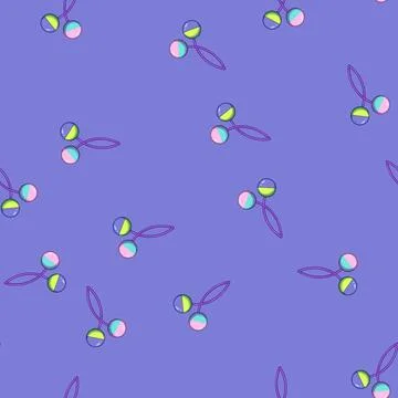 Seamless pattern soft baby rattle cartoon vector 库存插图