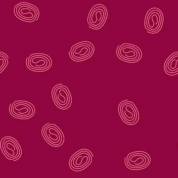 Seamless pattern soft chewing gum cartoon vector Illustrazione stock