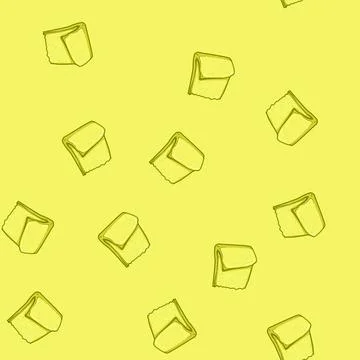 Seamless pattern soft microfiber towel cartoon vector Stock Illustration
