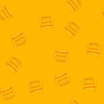 Seamless pattern soft winter sweater cozy cartoon vector 库存插图