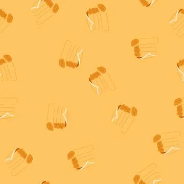 Seamless pattern softness spa towel cartoon vector Stock Illustration