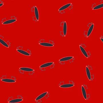 Seamless pattern somersault trampoline jumping cartoon vector Stock Illustration