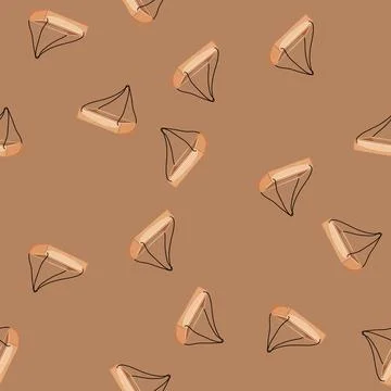 Seamless pattern songbird feeder bird cartoon vector Stock Illustration