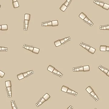 Seamless pattern soothing throat spray bottle cartoon vector Stock Illustration