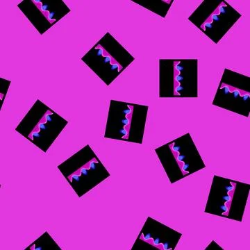 Seamless pattern sound equalizer music cartoon vector 스톡 일러스트