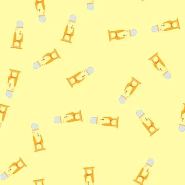 Seamless pattern sound microphone music cartoon vector Stock Illustration