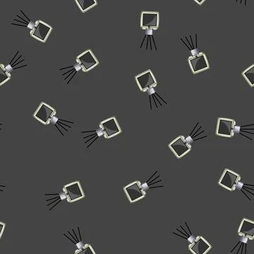 Seamless pattern spa aroma sticks cartoon vector Stock Illustration
