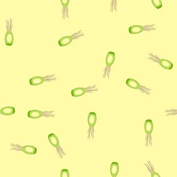 Seamless pattern spa aroma sticks cartoon vector Stock Illustration