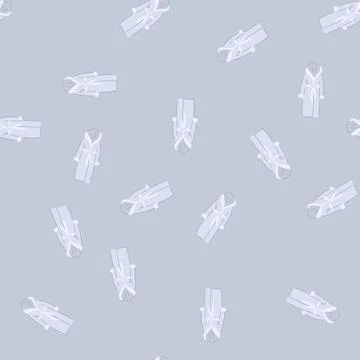 Seamless pattern spa bathrobe cartoon vector Illustrazione stock