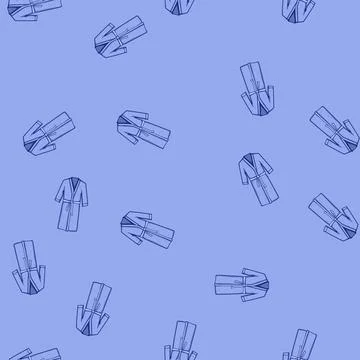 Seamless pattern spa bathrobe cartoon vector Stock Illustration