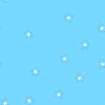 Seamless pattern space electric orb cartoon vector Stock Illustration