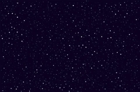 Seamless pattern with space graphic elements on dark background. Decorative.. Stock Illustration