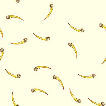 Seamless pattern space meteor cartoon vector Stock Illustration