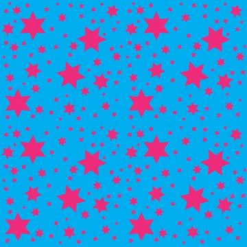 Seamless Pattern Space. Starry Sky. Vector Illustration 스톡 일러스트