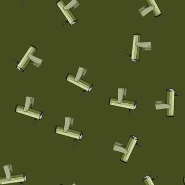 Seamless pattern space telescope cartoon vector Stock Illustration