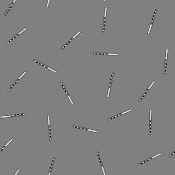Seamless pattern spade drill bit cartoon vector Stock Illustration