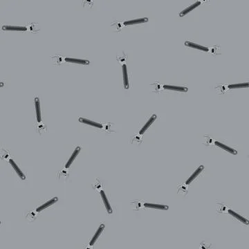 Seamless pattern spanner wrench tool cartoon vector Stock Illustration