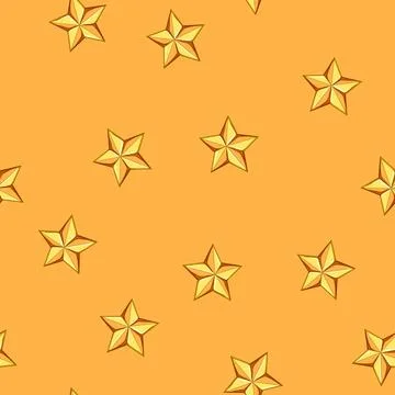 Seamless pattern sparkle star cartoon vector Stock Illustration