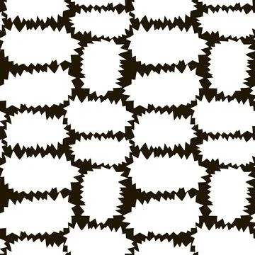 Seamless pattern with speech bubbles. A template with a space for the text. V イラスト素材