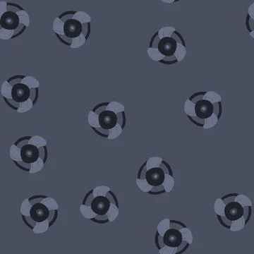 Seamless pattern speed cooling fan cartoon vector Stock Illustration