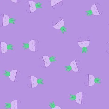 Seamless pattern speed kitchen timer cartoon vector Stockillustratie