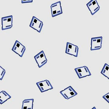 Seamless pattern speed sd card cartoon vector 스톡 일러스트