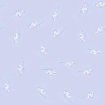 Seamless pattern speed smoke cloud representing movement and acceleration Stock Illustration