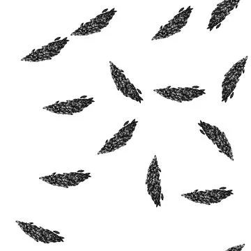 Seamless pattern spice cumin sketch hand drawn Illustrazione stock