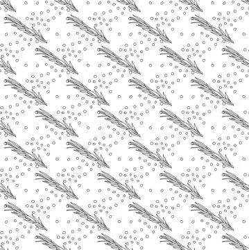 Seamless pattern Spices light (EPS, vector) Stock Illustration