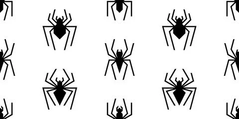 Seamless pattern with Spiders Stock Illustration