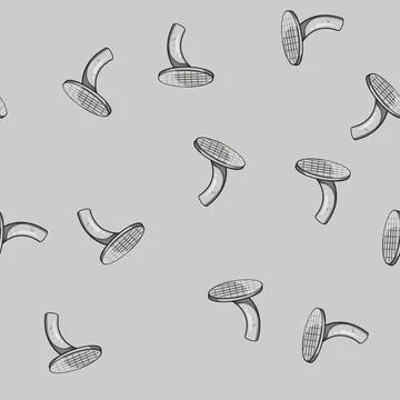 Seamless pattern spike bent nail cartoon vector Stock Illustration