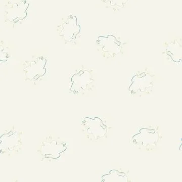 Seamless pattern spill milk splash cartoon vector イラスト素材