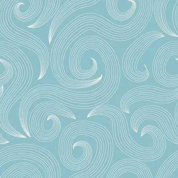 Seamless pattern with spiral elements イラスト素材