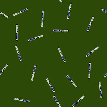 Seamless pattern Spirit level for measuring horizontal and vertical alignment Stock Illustration