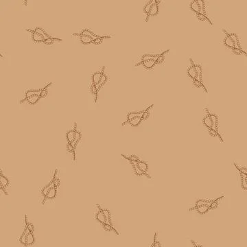 Seamless pattern splice rope knot cartoon vector Illustrazione stock