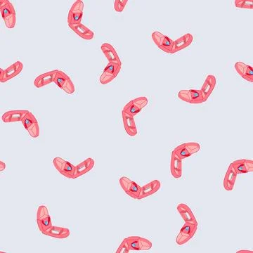 Seamless pattern splitter pill cutter cartoon vector Stock Illustration