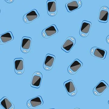 Seamless pattern spo2 oxygen fingertip monitor cartoon vector Illustrazione stock