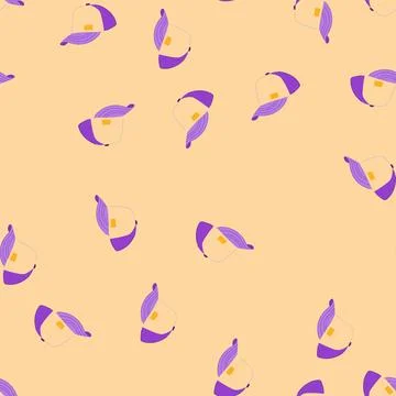 Seamless pattern sport baseball cap cartoon vector Stockillustratie