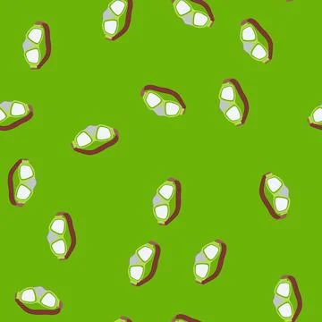 Seamless pattern sport pool goggles cartoon vector Stockillustratie