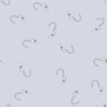 Seamless pattern spout faucet low flow cartoon vector Stock Illustration