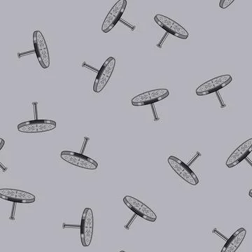 Seamless pattern spray shower head cartoon vector Stock Illustration