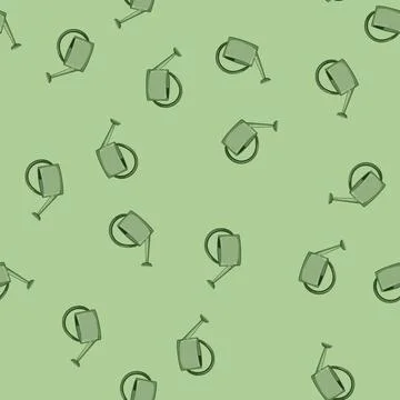 Seamless pattern spray watering can cartoon vector Stock Illustration