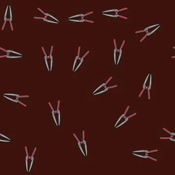 Seamless pattern Spring clamp tool holding concept white background 스톡 일러스트