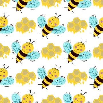 Seamless pattern. Spring print perfect for children's textile design, decor Stock Illustration
