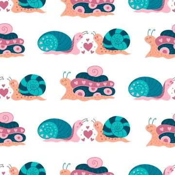 Seamless pattern. Spring print perfect for children's textile design, decor 스톡 일러스트