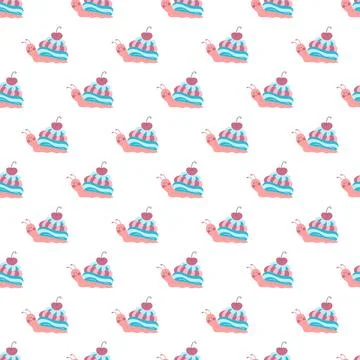 Seamless pattern. Spring print perfect for children's textile design, decor イラスト素材