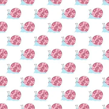 Seamless pattern. Spring print perfect for children's textile design, decor Illustrazione stock