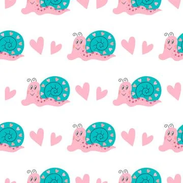 Seamless pattern. Spring print perfect for children's textile design, decor Illustrazione stock